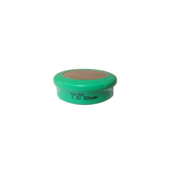 NiMH 320 mAh knapcelle batteri - 1,2V - Evergreen