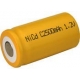 NiCD C 2500 mAh batteri uden knup - 1,2V - Evergreen