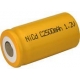 NiCD C 2500 mAh batteri uden knup - 1,2V - Evergreen