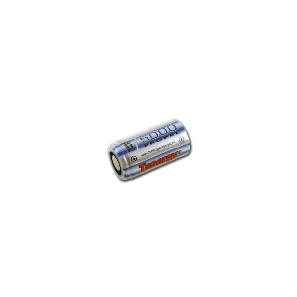 NiMH Sub C 5000 mAh batteri flat hoved - 1,2V - Tenergy