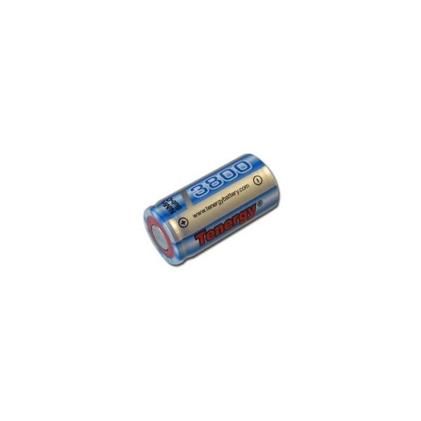 NiMH Sub C 3800 mAh batteri flat hoved - 1,2V - Tenergy