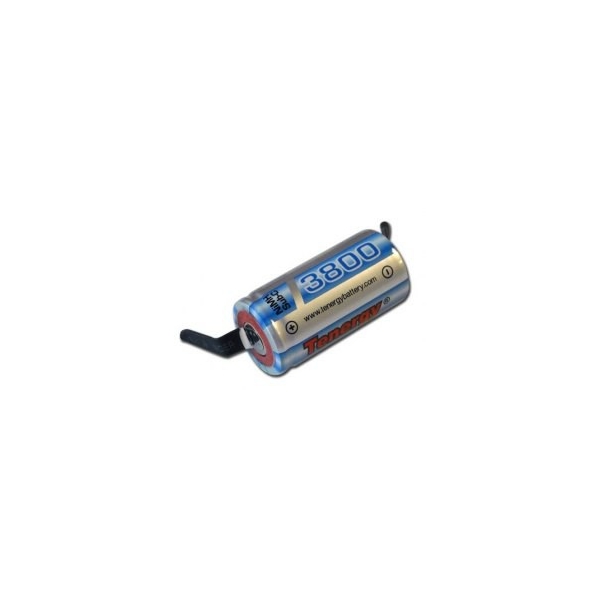 NiMH Sub C 3800 mAh batteri - 1,2V - Tenergy