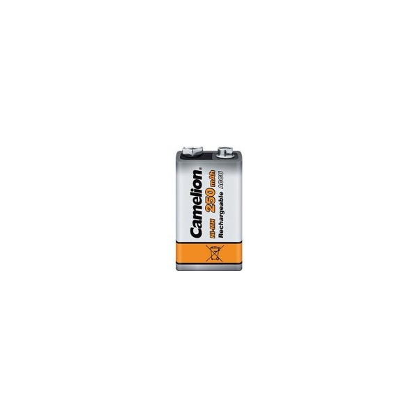 NiMH 250 mAh batteri - 9V