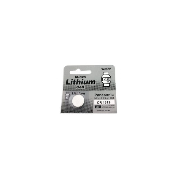 Pile bouton lithium CR1612 - 3V - Panasonic
