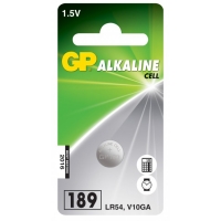 1 x GP 189 / LR54 / V10GA Alkaline knapcelle batteri - 1,5V - GP Battery