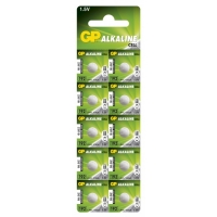 10 x GP 192 / LR41 / V3GA / Alkaline knapcelle batteri - 1,5V - GP Battery