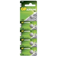 Alkaline knapcelle batteri 5 x GP A76 / LR44 / V13GA - 1,5V - GP Battery