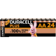 24 x Duracell Basic LR6 AA alkalisk batteri (karton)