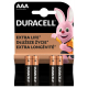 Duracell Duralock C&B LR03 AAA 4 x alkaline batterier