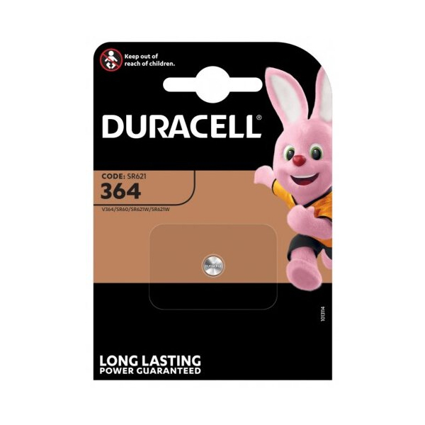 Duracell sølvoxid batteri 364-363/G1/SR621SW