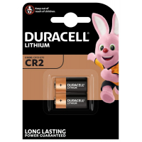 Duracell CR2 Foto Lithium x 2 batterier