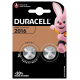 Duracell CR2016 lithium x 2 batterier