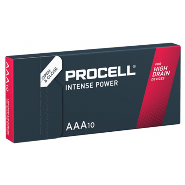 Duracell Procell INTENSE LR03/AAA x 10 alkaliske batterier