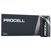 Duracell Procell LR20/D x 10 alkaliske batterier