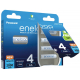 Genopladelige batterier MIX 4 x R6/AA + 4 x R03/AAA Panasonic Eneloop (blister)