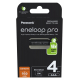 Panasonic Eneloop PRO NEW Ni-MH 930mAh R03/AAA x 4 genopladelige batterier (blister)