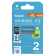 Panasonic Eneloop Lite DECT NEW R03 AAA 550mAh x 2 genopladelige batterier (blister)