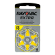 Rayovac Extra 10 til høreapparater x 6 batterier