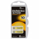 Duracell ActivAir 10 MF til høreapparater x 6 batterier