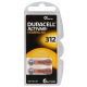 Duracell ActivAir 312 MF til høreapparater x 6 batterier