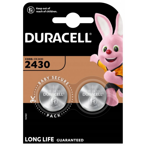 Duracell CR2430 lithium x 2 batterier