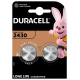 Duracell CR2430 lithium x 2 batterier