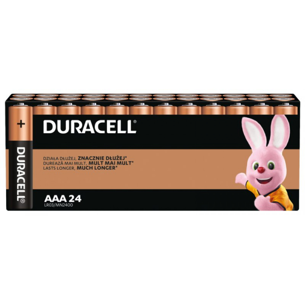 Duracell Basic LR6 AAA x 24 alkalinebatterier
