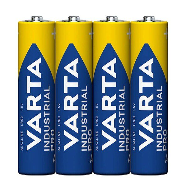 Varta Industrial PRO LR03/AAA x 4 batterier