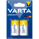 Varta ENERGY LR14/C x 2 batterier (blister)