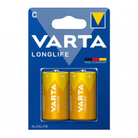 Varta LONGLIFE LR14/C x 2 batterier (blister)