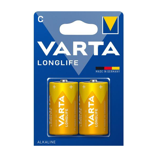 Varta LONGLIFE LR14/C x 2 batterier (blister)