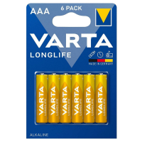 Varta LONGLIFE LR03/AAA x 6 batterier (blister)