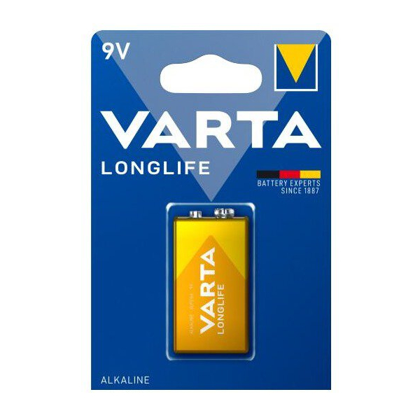 Varta LONGLIFE 6LR61/9V x 1 batteri (blister)