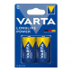 Varta LONGLIFE Power LR14/C x 2 batterier (blister)