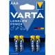 Varta LONGLIFE Power LR03/AAA x 4 batterier
