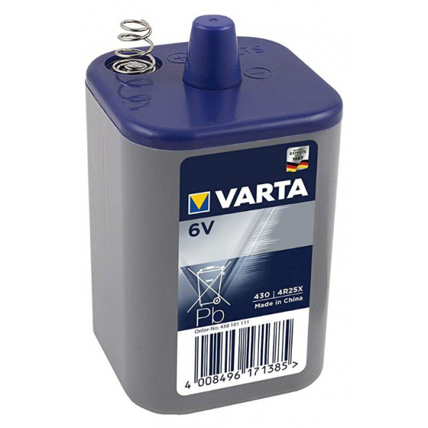 Varta 4R25X zink-carbon x 1 batteri – Kapacitet : 7500 mAh