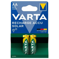 Varta SOLAR LR6/AA Ni-MH 800 mAh x 2 genopladelige batterier