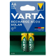 Varta SOLAR LR6/AA Ni-MH 800 mAh x 2 genopladelige batterier