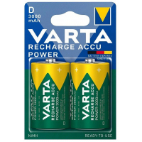 Varta Ready2Use LR20/D Ni-MH 3000 mAh x 2 genopladelige batterier
