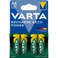 Varta Ready2Use LR6/AA Ni-MH 2600 mAh x 4 genopladelige batterier