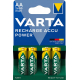 Varta Ready2Use LR6/AA Ni-MH 2600 mAh x 4 genopladelige batterier