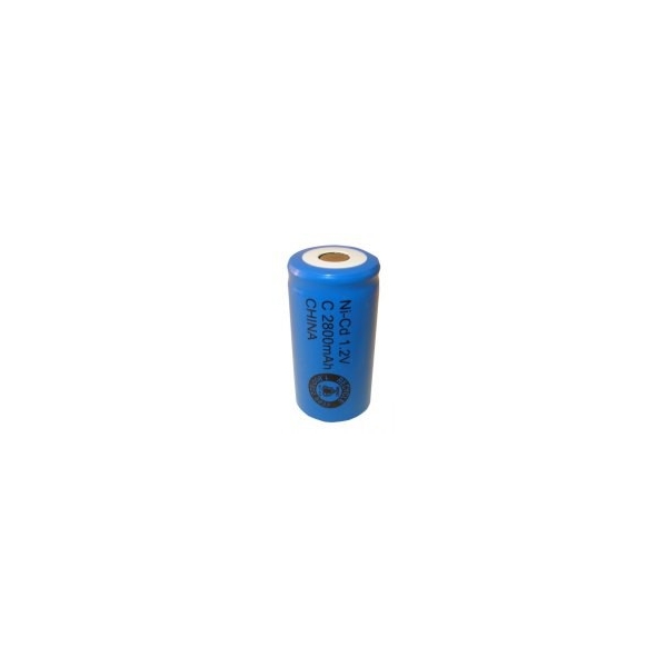 NiCD C 2800 mAh batteri uden knup - 1,2V - Evergreen