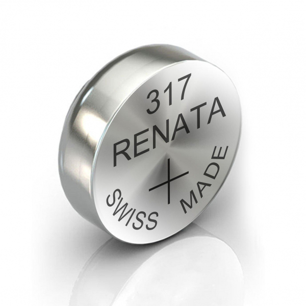 Renata 317 / SR516W / SR62 sølvoxid x 1 batteri