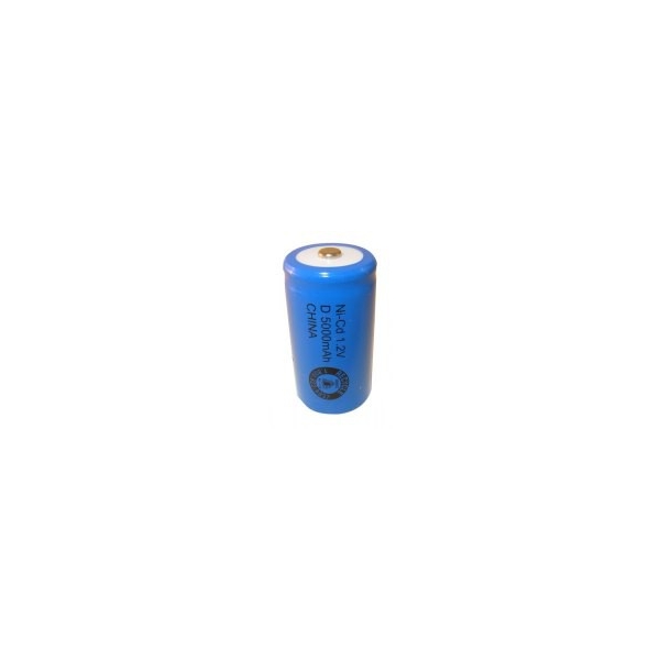 NiCD D 5000 mAh batteri - 1,2V - Evergreen
