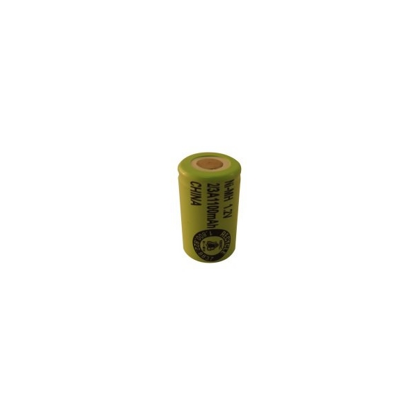 NiMH 2/3 A 1100 mAh batteri uden knup - 1,2V - Evergreen