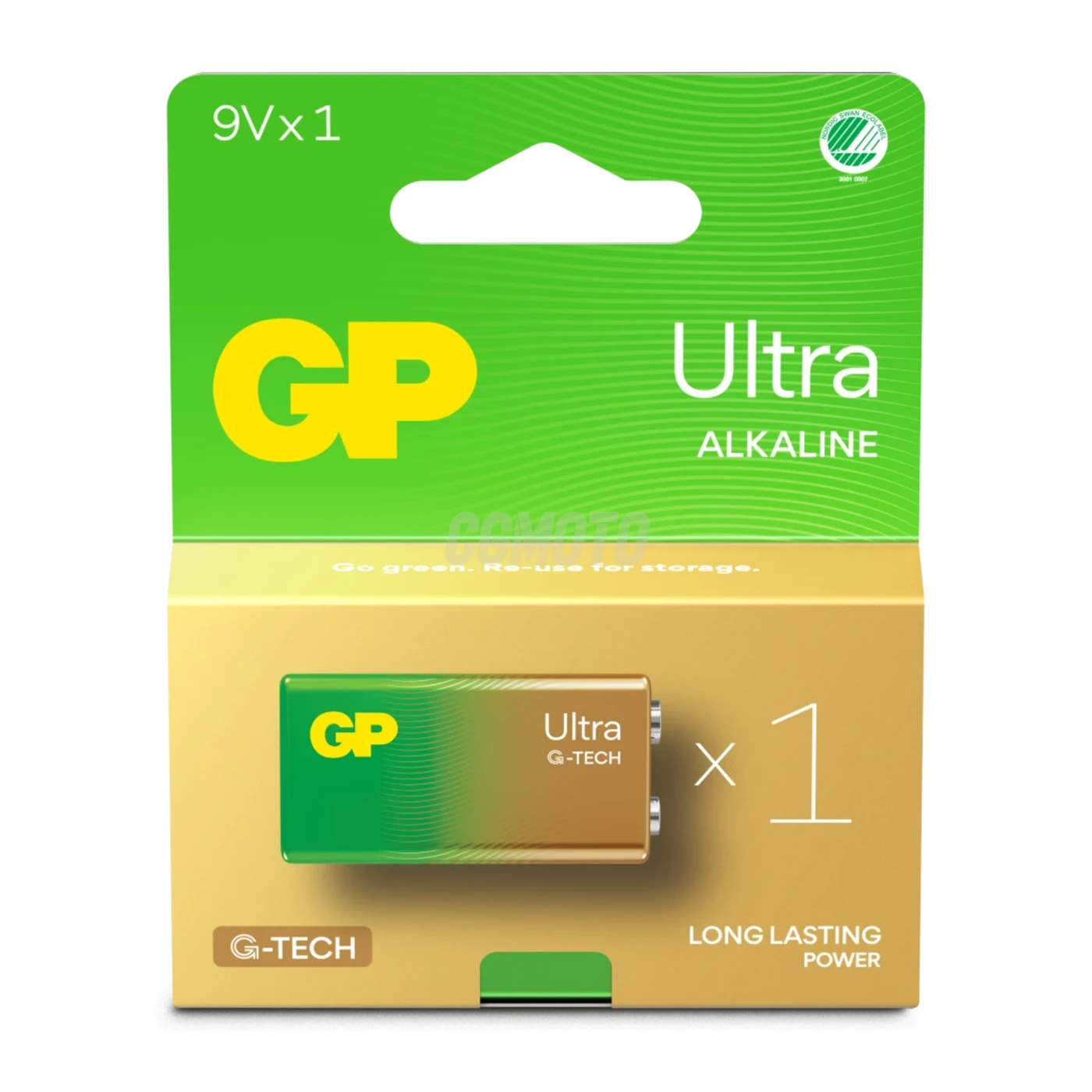 1 alkalisk batteri 6LF22 9 V Ultra 1 alkalisk batteri 6LF22 9 V Ultra