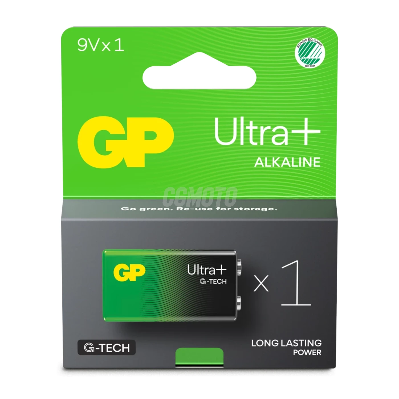 1 alkalisk batteri 6LF22 9 V Ultra Plus 1 alkalisk batteri 6LF22 9 V Ultra Plus