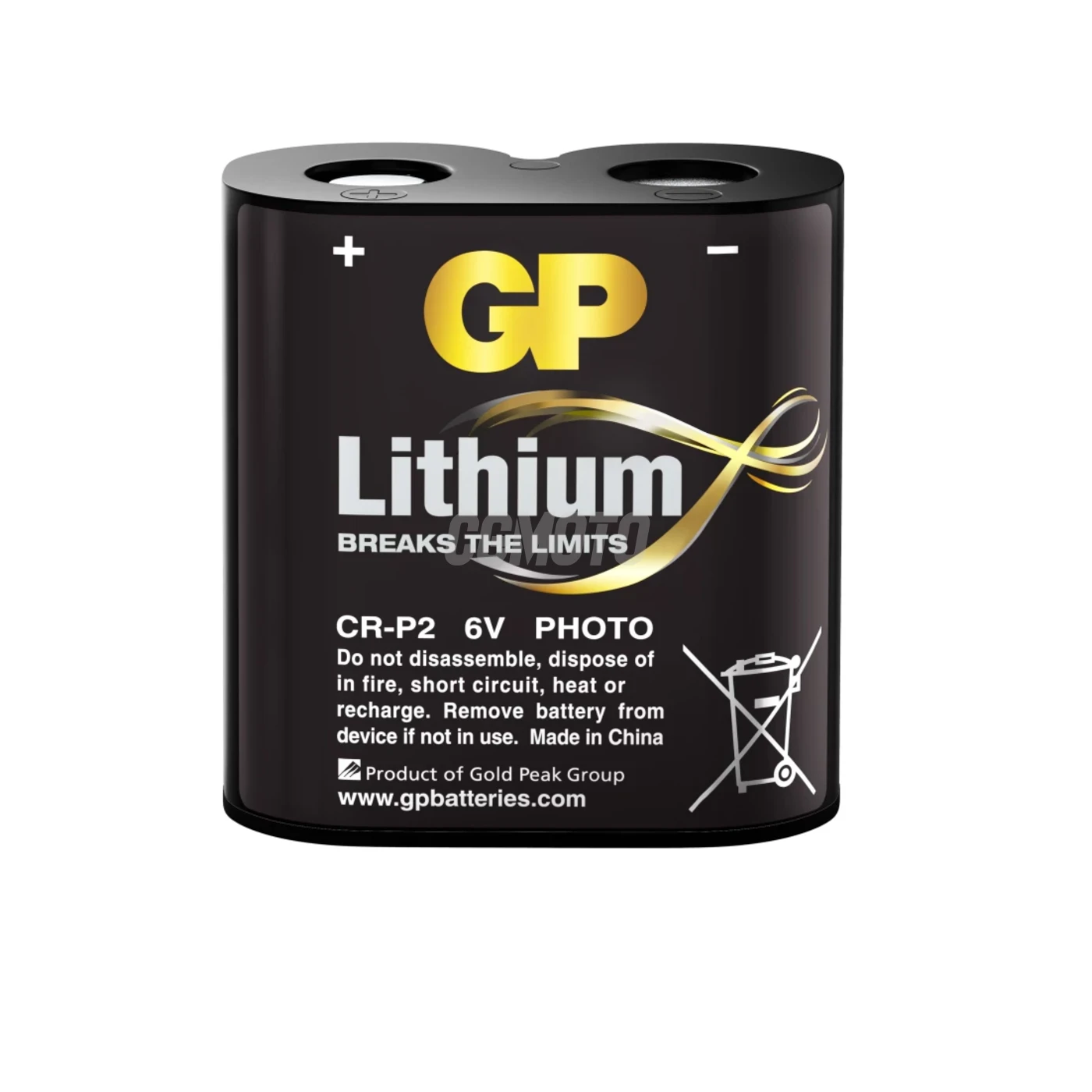 1 lithiumbatterie CR-P2 6 V 