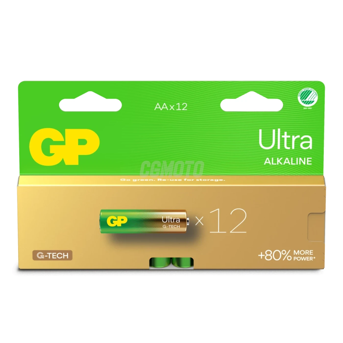 12 alkaline batterier AA 1,5 V Ultra 12 alkaline batterier AA 1,5 V Ultra