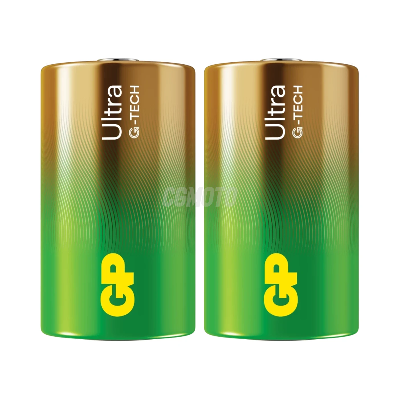 2 alkaline batterier D 1,5 V Ultra 